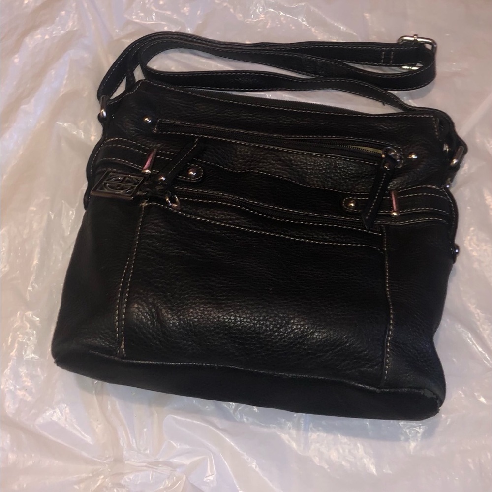 Vintage Giani Bernini Black Leather Purse
